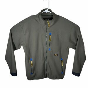 REI Olive Green Lightweight TrailsmithFleece Jacket Men’s Small